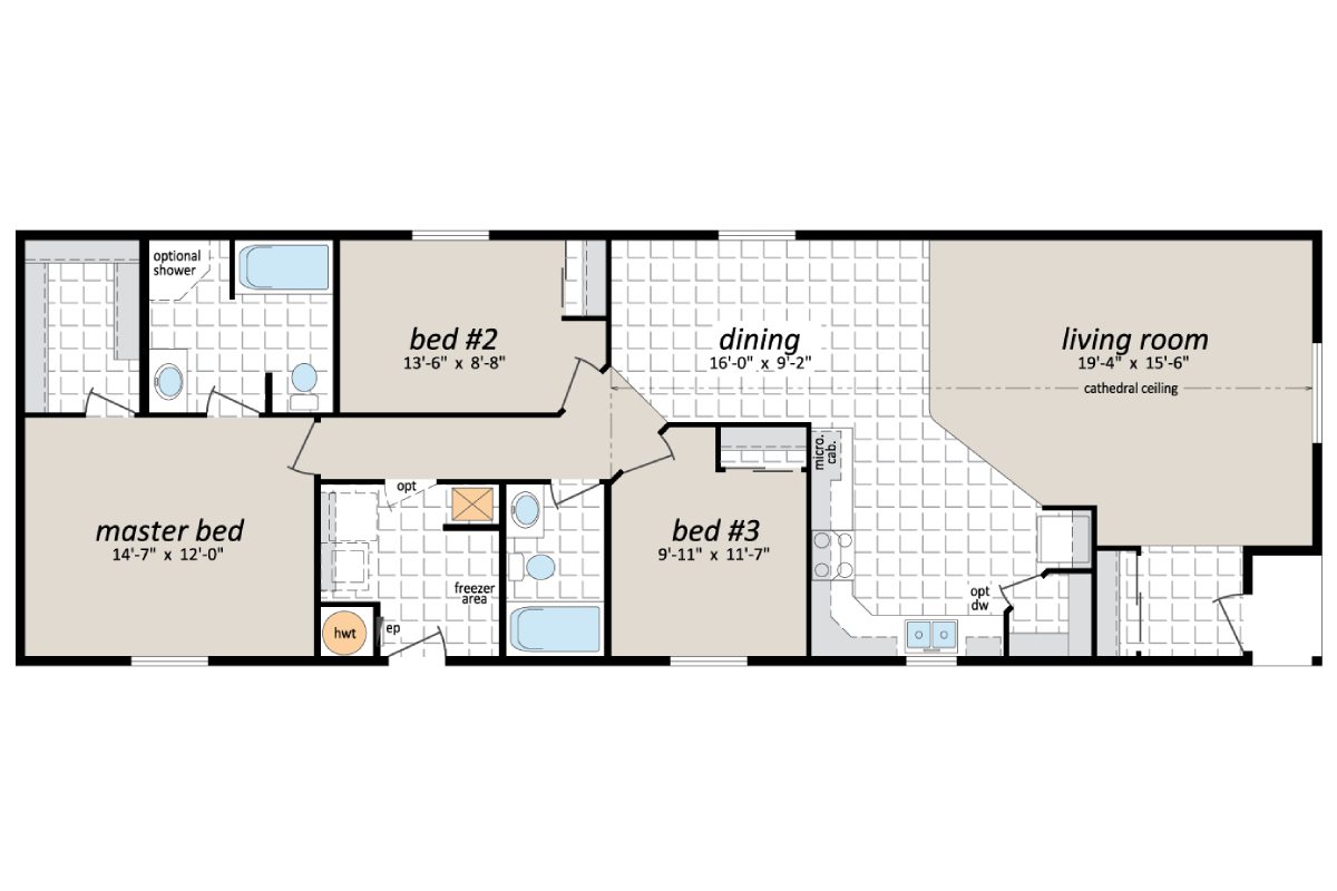 House floor plan with labeled rooms.