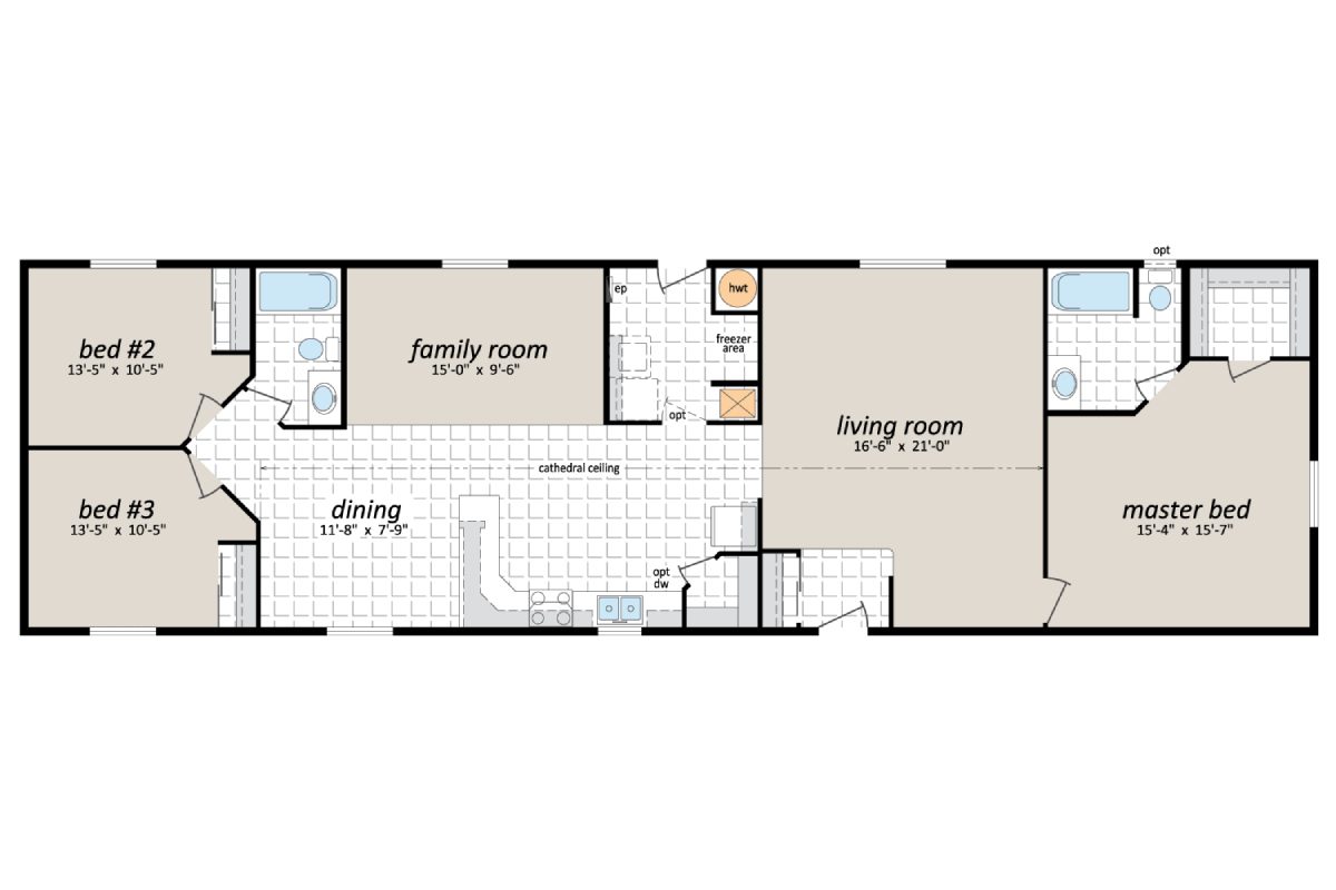 House floor plan with labeled rooms.