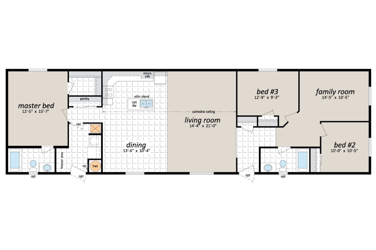 House floor plan with labeled rooms.