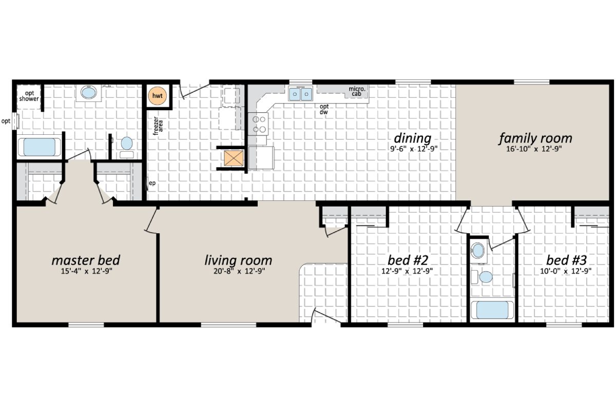 House floor plan with labeled rooms.
