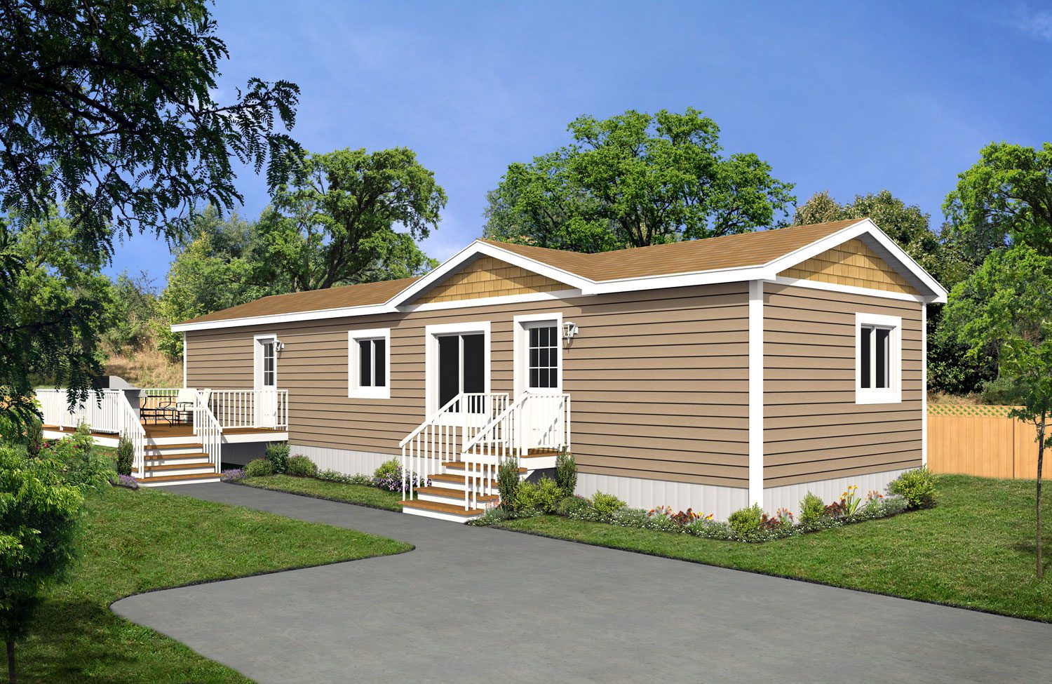 Affinity Series 16wide AF-1658 2Bdrm 2Bath Outside