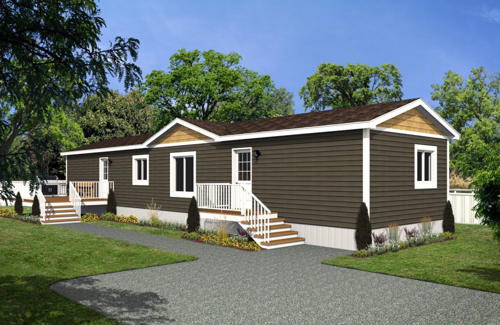 Affinity Series 16wide AF-1668 2Bdrm 2 Bath Office Outside