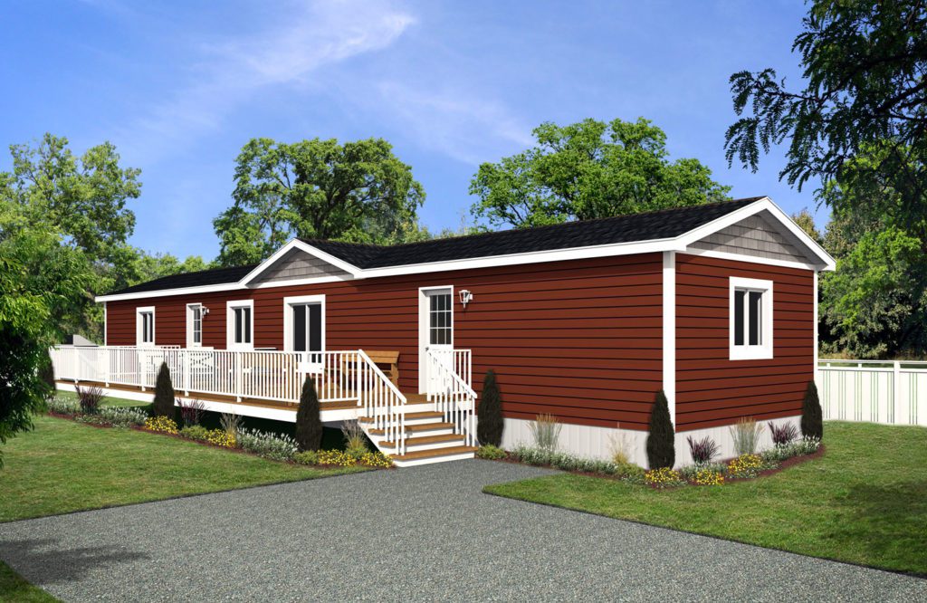 Affinity Series 16wide AF-1676 2Bdrm 2Bath Office Outside