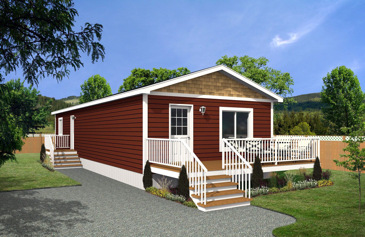 Affinity Series 20wide AF-2052 2Bdrm 2Bath Outside