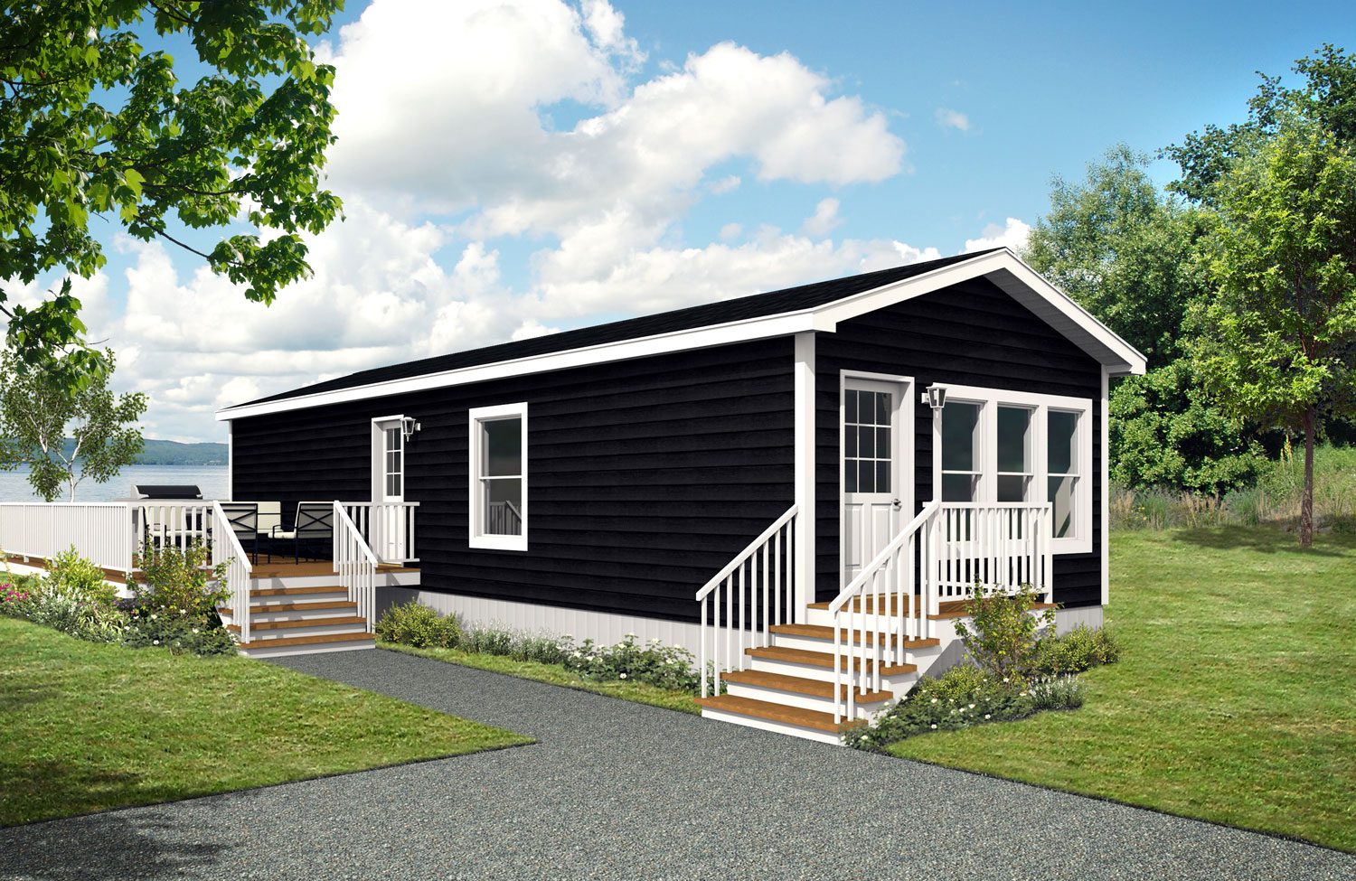 Arbour Cottages 16wide Douglas 2Bdrm 1Bath Outside