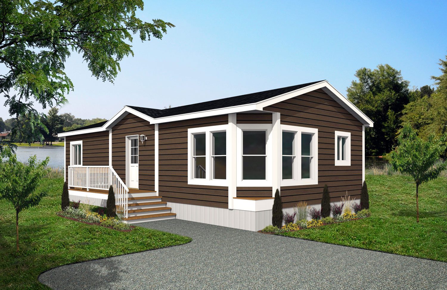 Arbour Cottages 20wide Birch 3Bdrm 1Bath Outside
