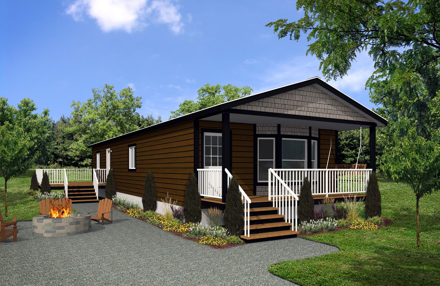Arbour Cottages 20wide Carolina 2bdrm 1Bath Outside