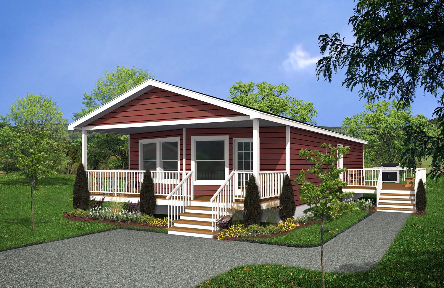 Arbour Cottages 24wide Maple 2bdrm 2Bath Outside