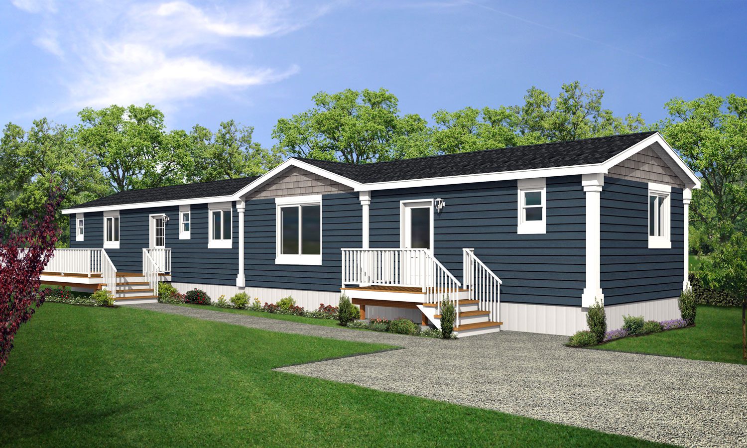 CJ Series 16wide CJ-1613 3Bdrm 2Bath Outside