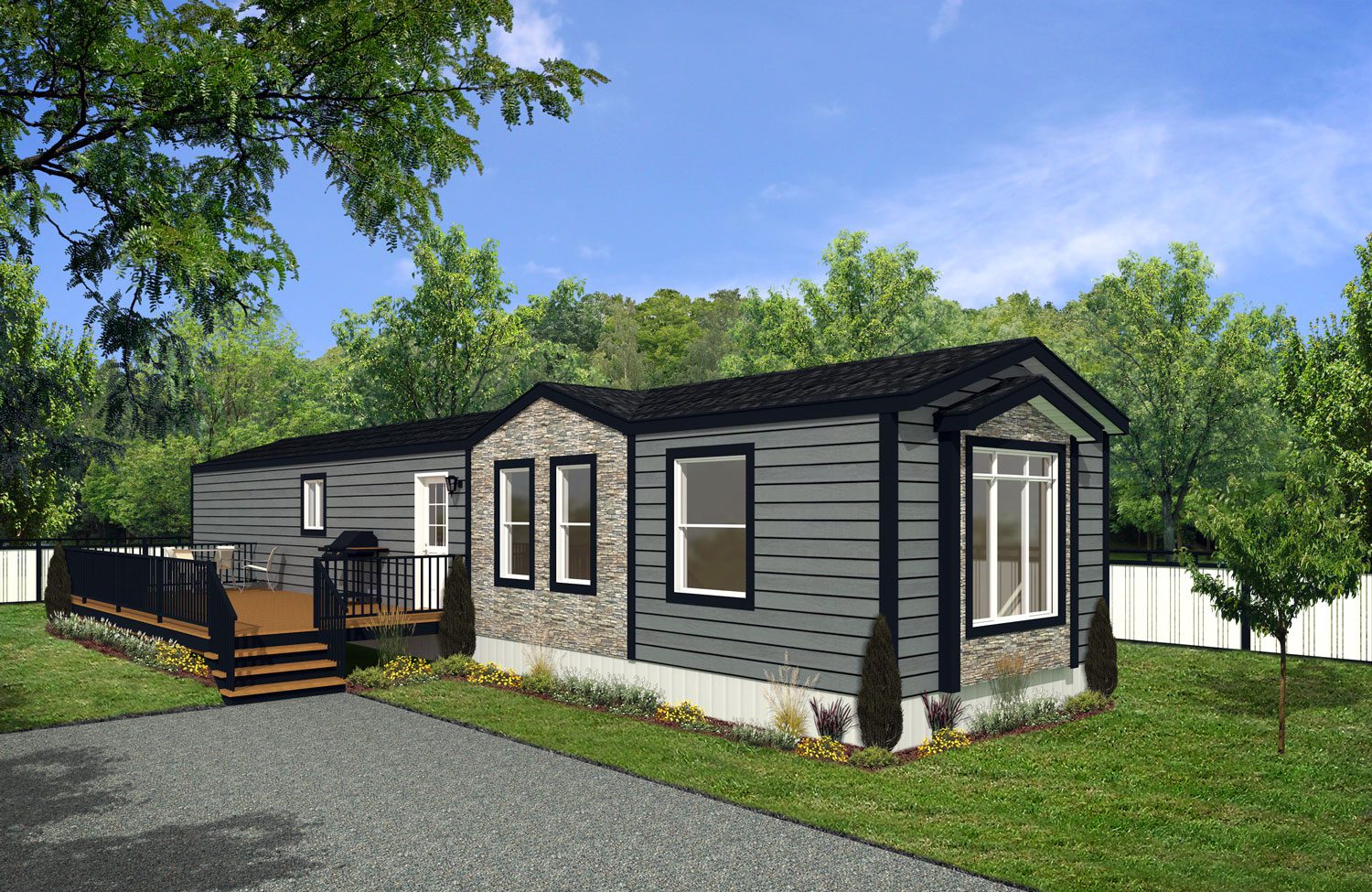 Lake Country 14wide Williston LC-875 2Bdrm 2Bath Outside