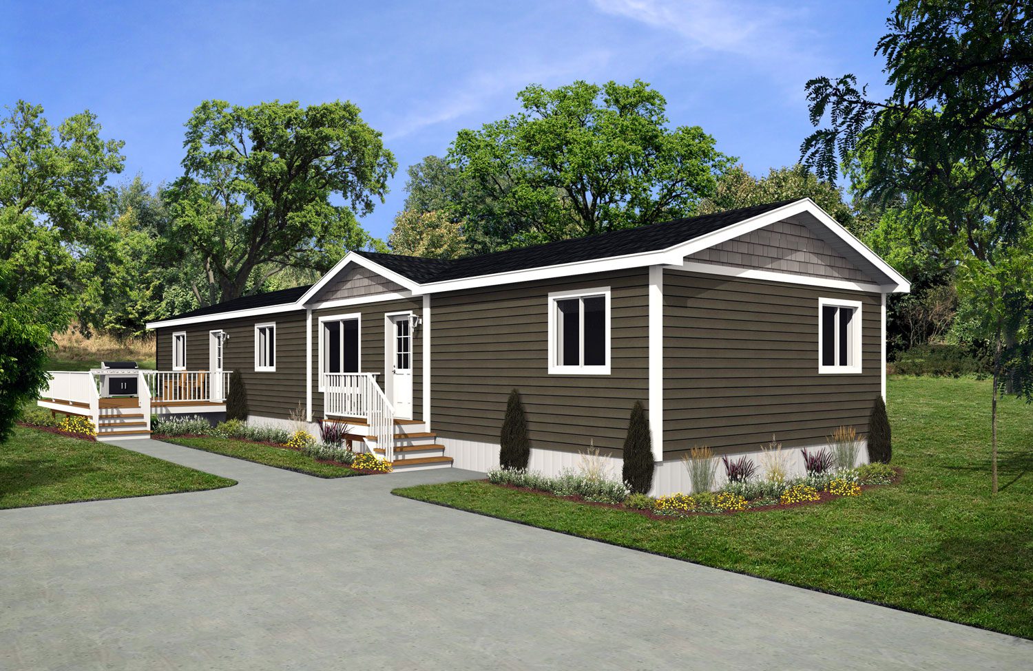 Northwood II Series 20wide NII-40 4Bdrm 2Bath Outside