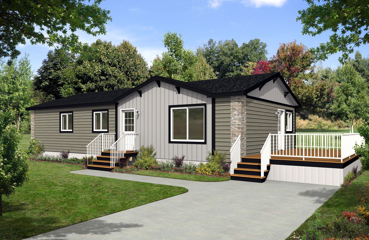 RTM Series RTM-24003 3Bdrm 2Bath Outside