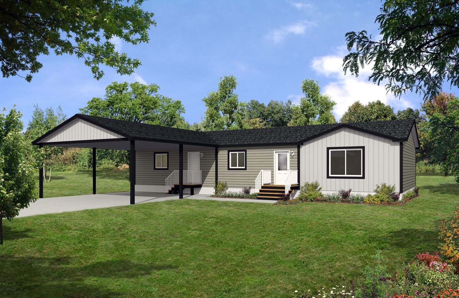 RTM Series RTM-24005 3Bdrm 2Bath Outside