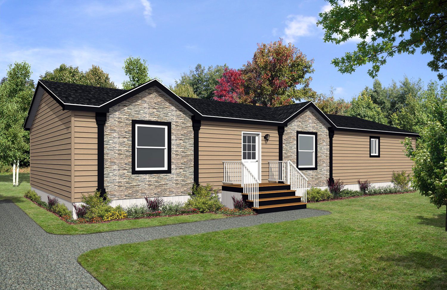 RTM Series RTM-24013 3Bdrm 2Bath Outside