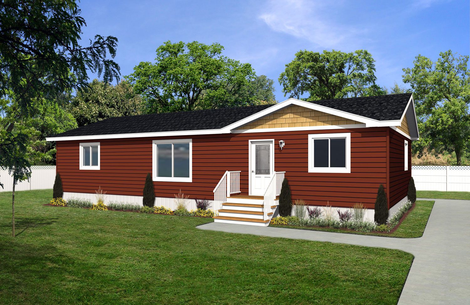 Rocky Mountain Home Series 28wide RM 2801 3Bdrm 2Bath Outside