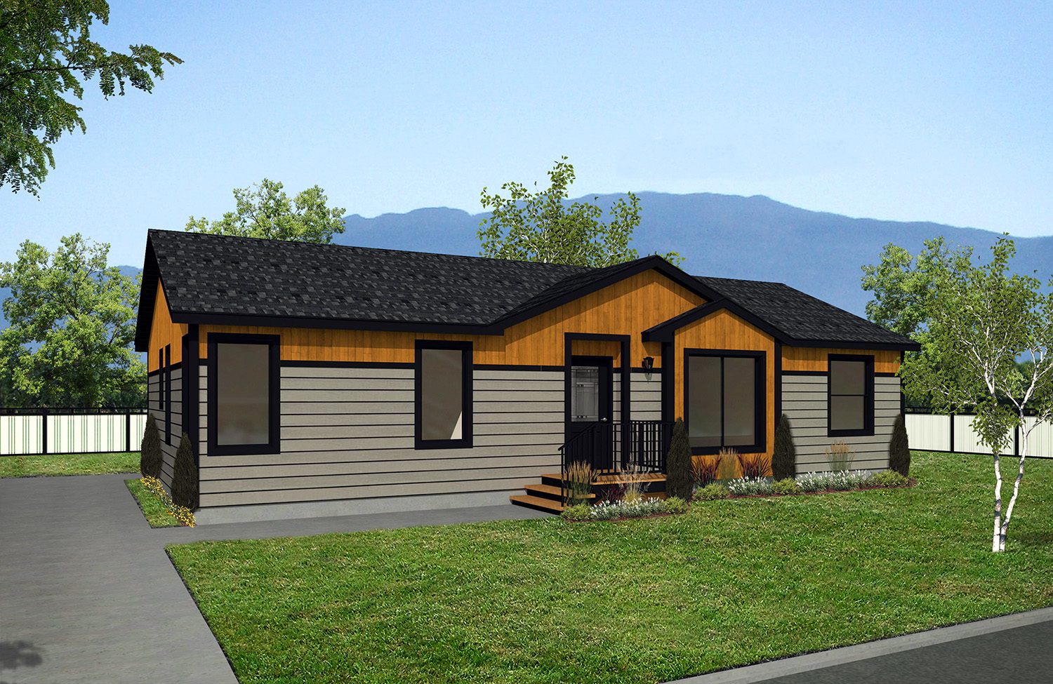 Sterling 27wide Bedford ST-7481 3Bdrm 2Bath Outside