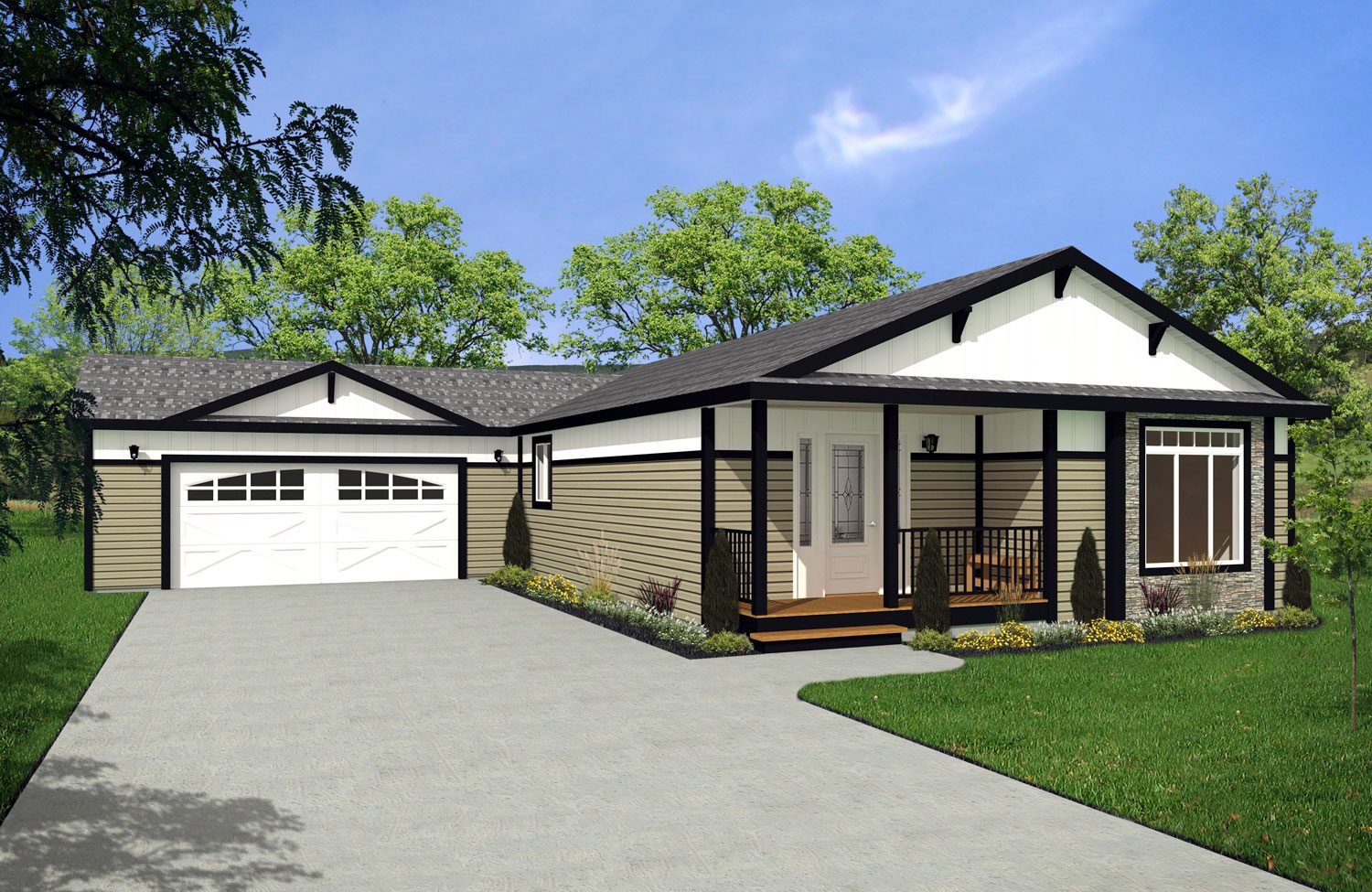 Sterling 27wide Devon ST-7562 3Bdrm 2Bath Outside