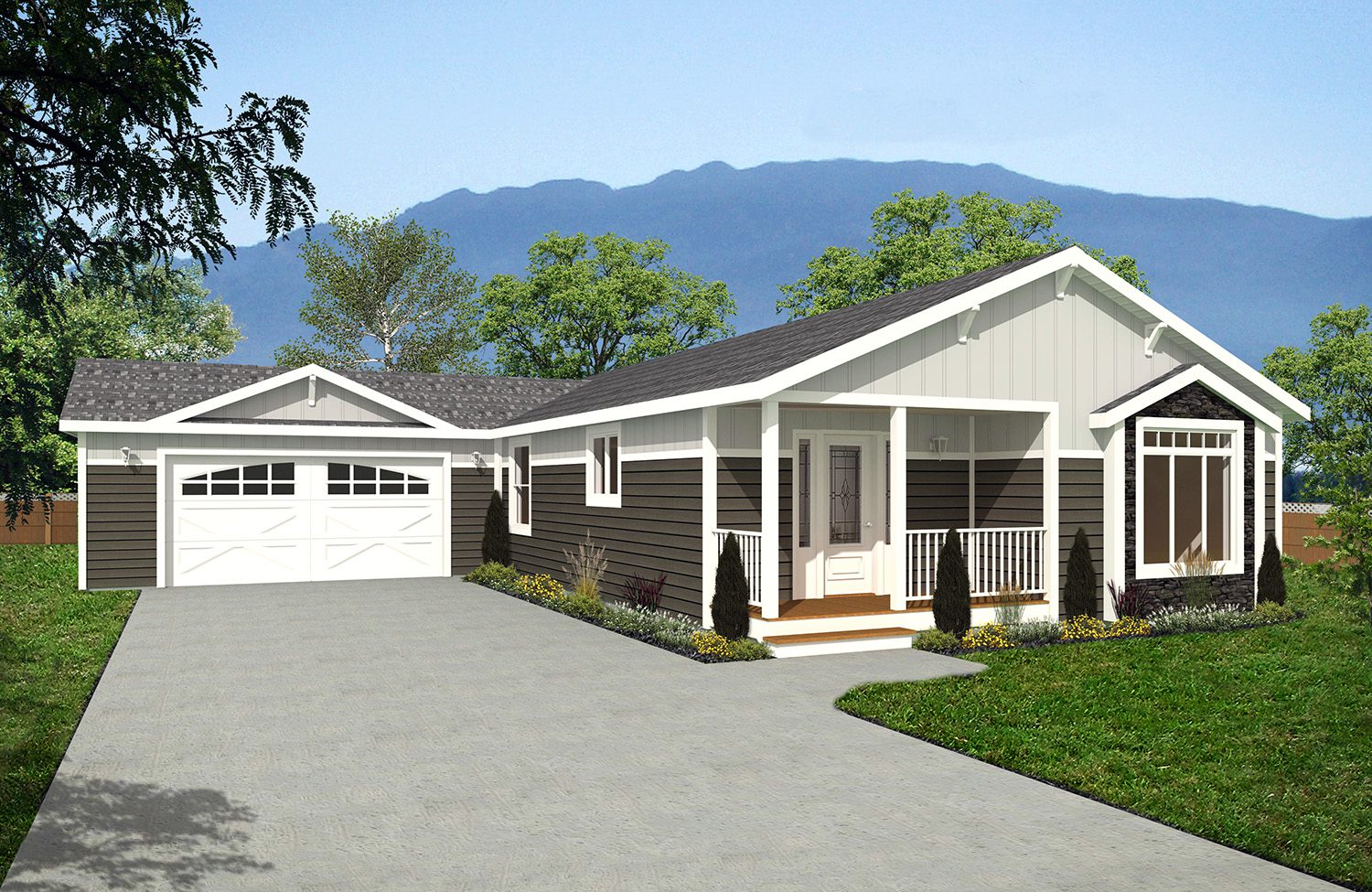 Sterling 27wide Eaton ST-7565 2Bdrm 2Bath Den Outside