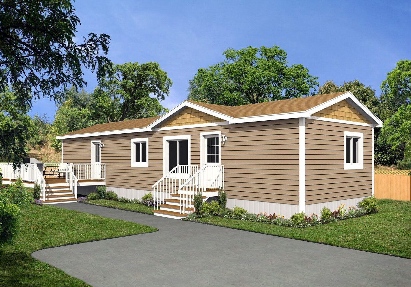 Affinity Series 16wide AF-1658 2Bdrm 2Bath Outside