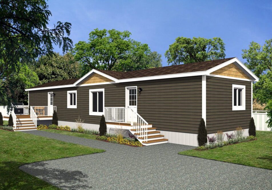 Affinity Series 16wide AF-1668 2Bdrm 2 Bath Office Outside