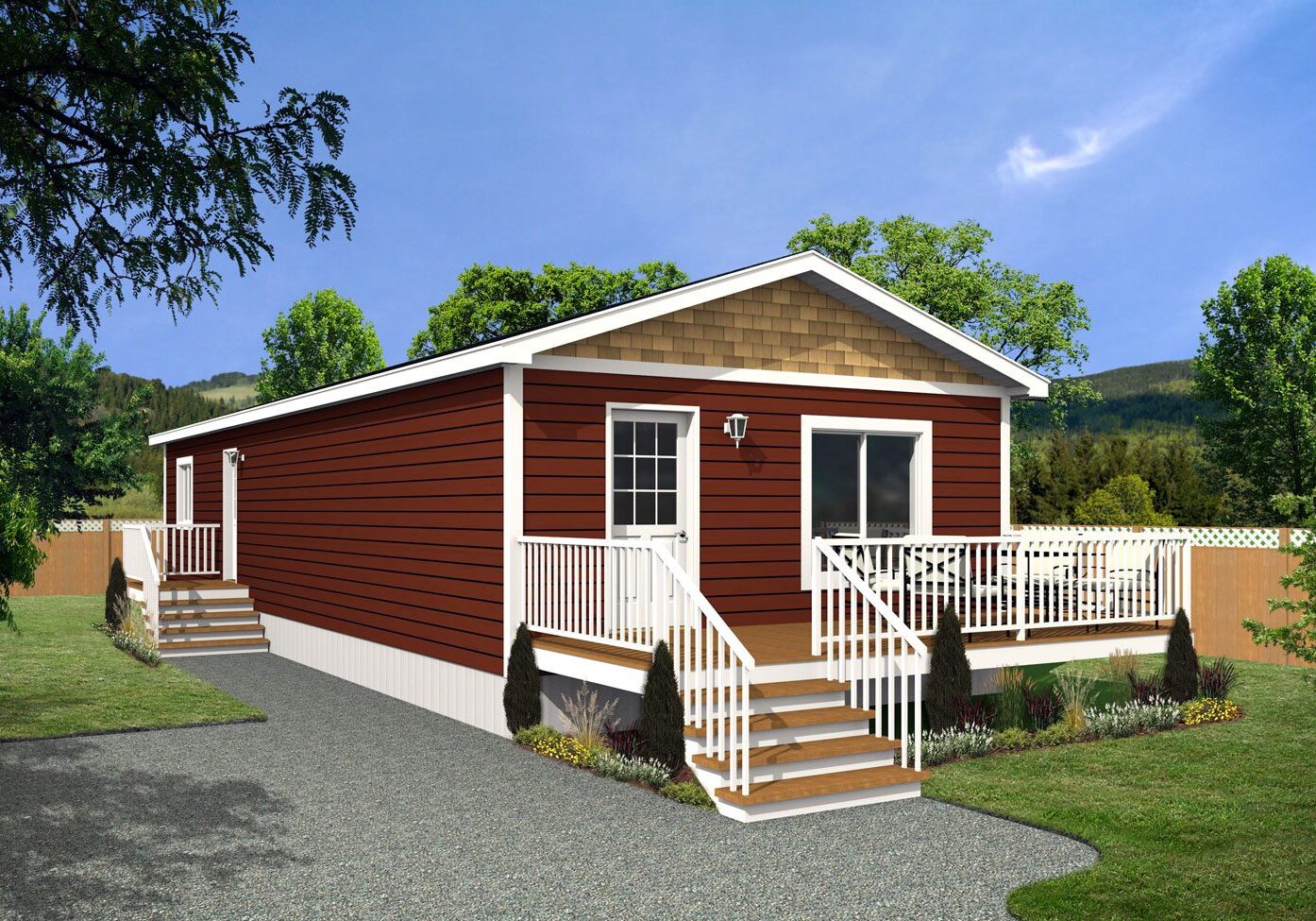 Affinity Series 20wide AF-2052 2Bdrm 2Bath Outside