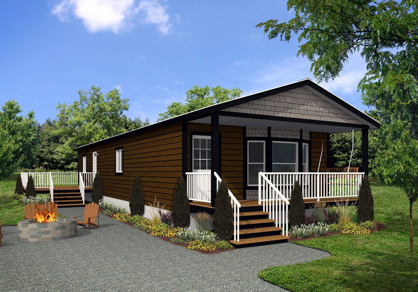 Arbour Cottages 20wide Carolina 2bdrm 1Bath Outside