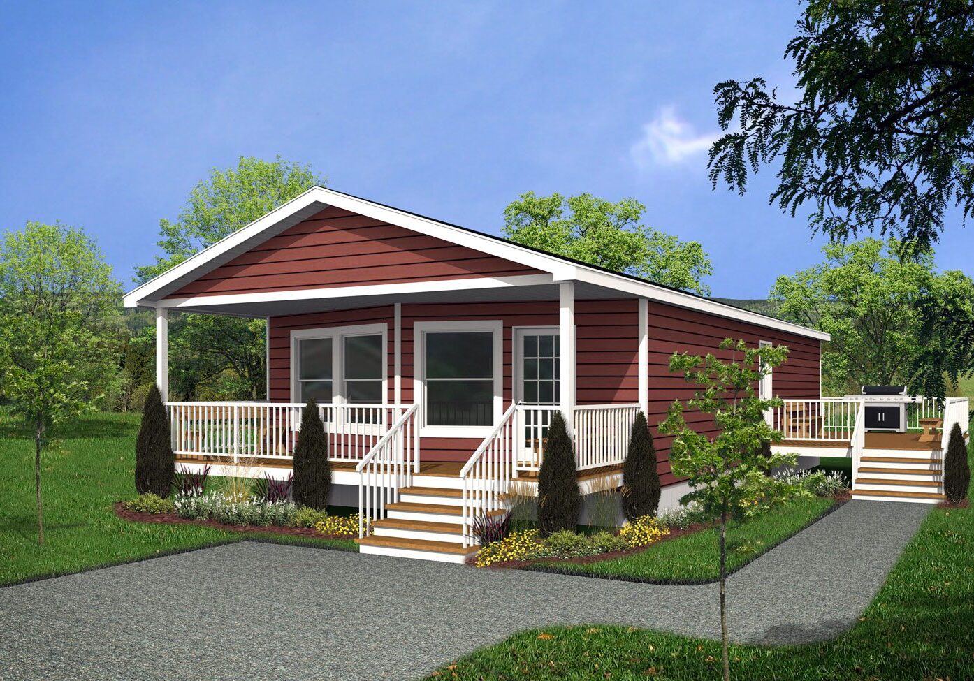 Arbour Cottages 24wide Maple 2bdrm 2Bath Outside