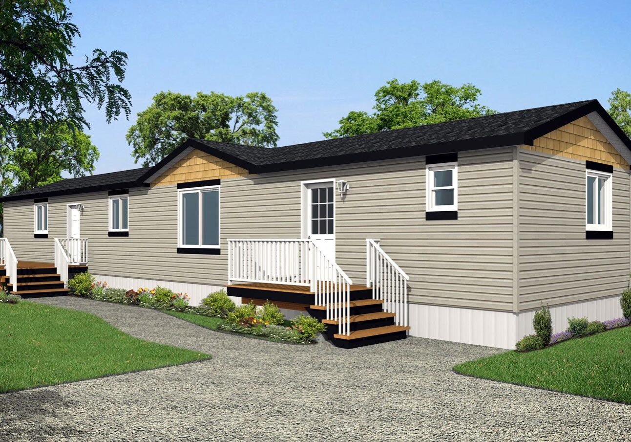 CJ-1609 18wide CJ-1609 3Bdrm 2Bath Outside