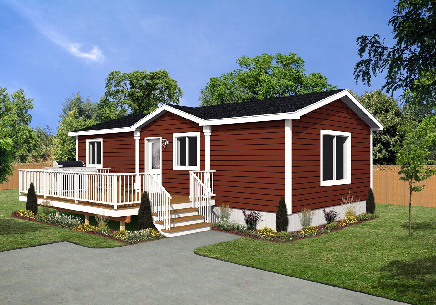 CJ Series 18wide CJ-1821 1Bdrm 1Bath Outside