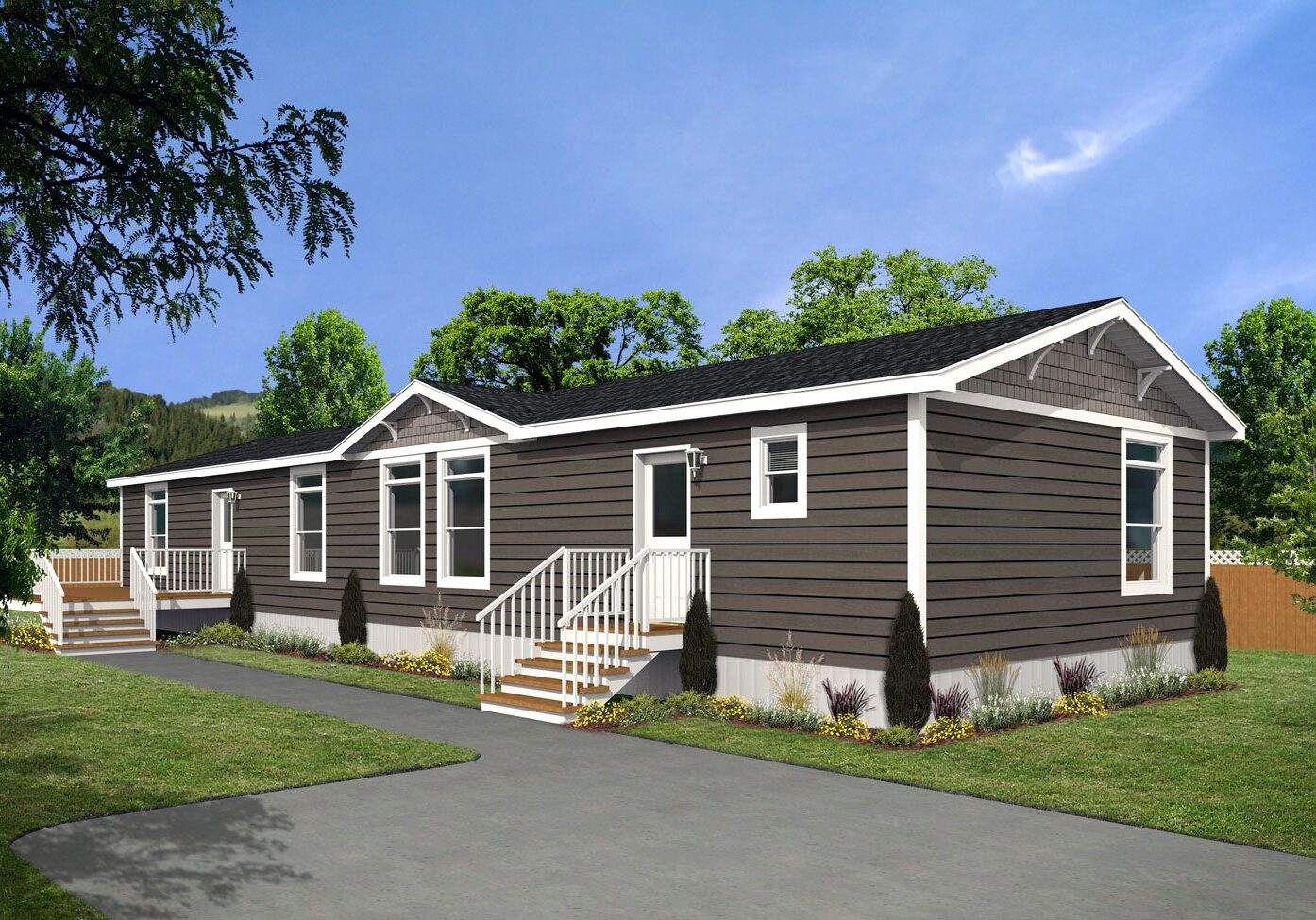 CJ Series 22wide CJ-2235 3Bdrm 2Bath Outside