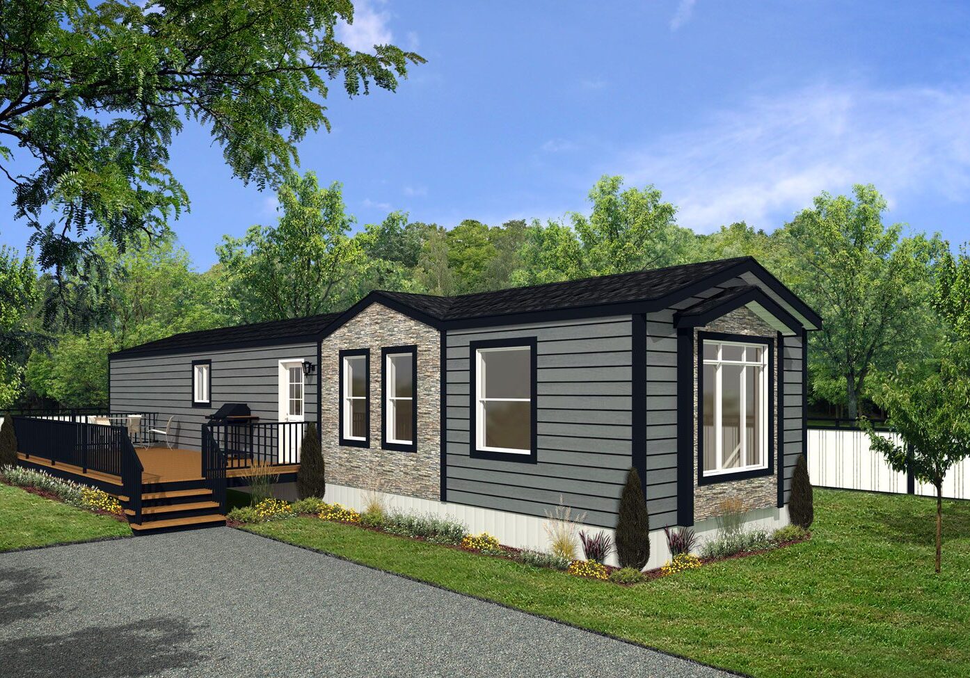 Lake Country 14wide Williston LC-875 2Bdrm 2Bath Outside