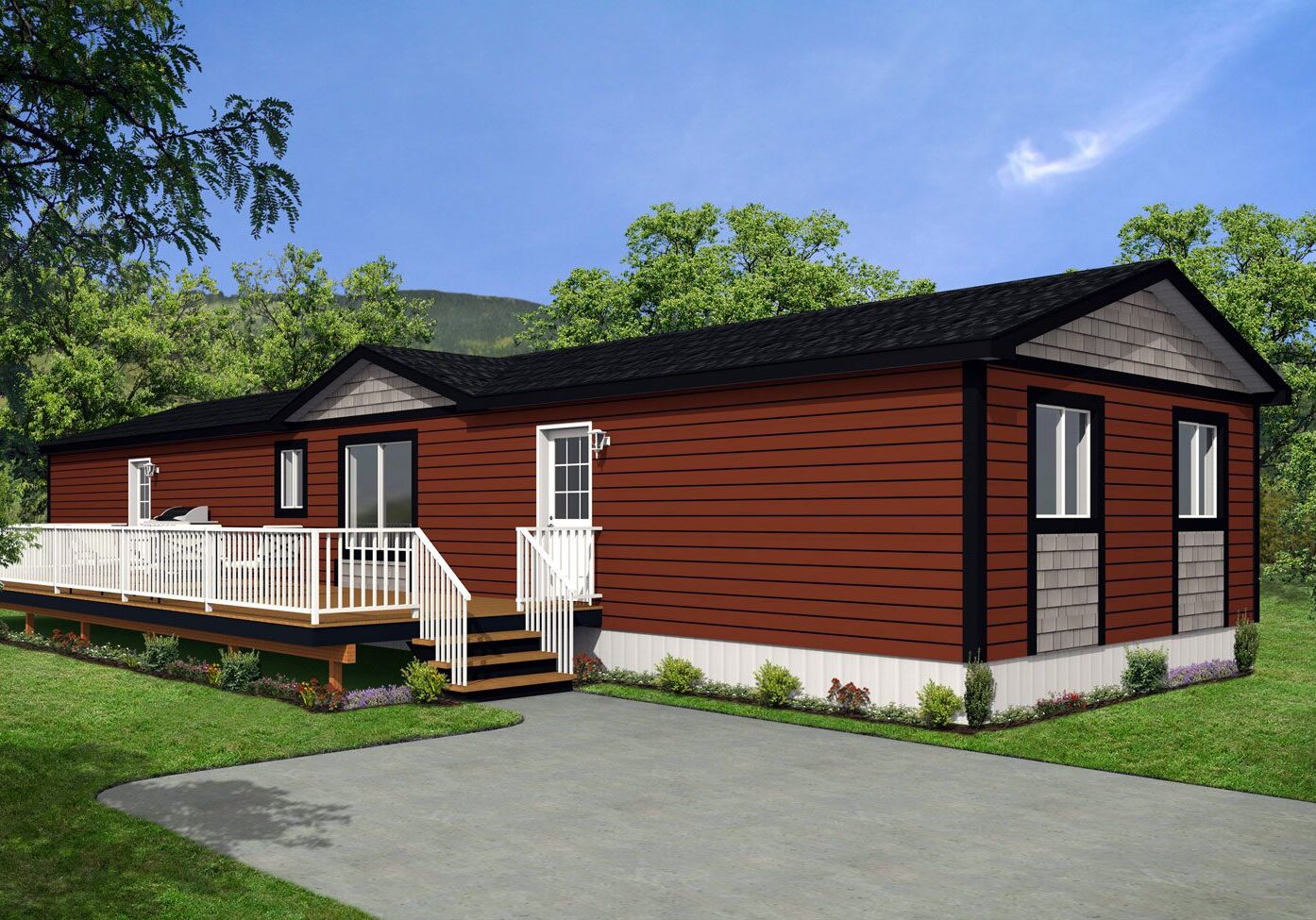 Northwood II Series 20wide NII-230 4Bdrm 2Bath Outside