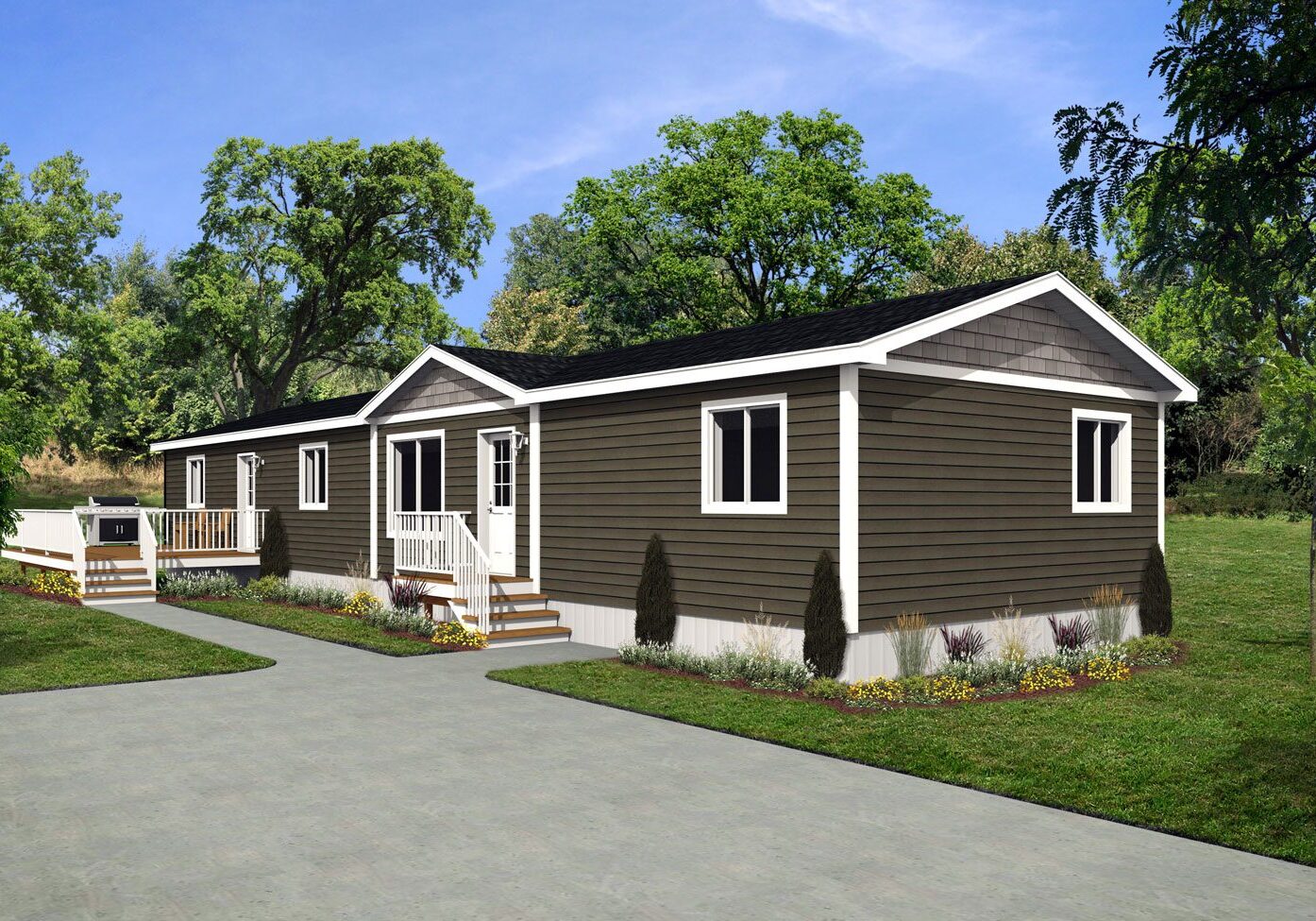 Northwood II Series 20wide NII-40 4Bdrm 2Bath Outside