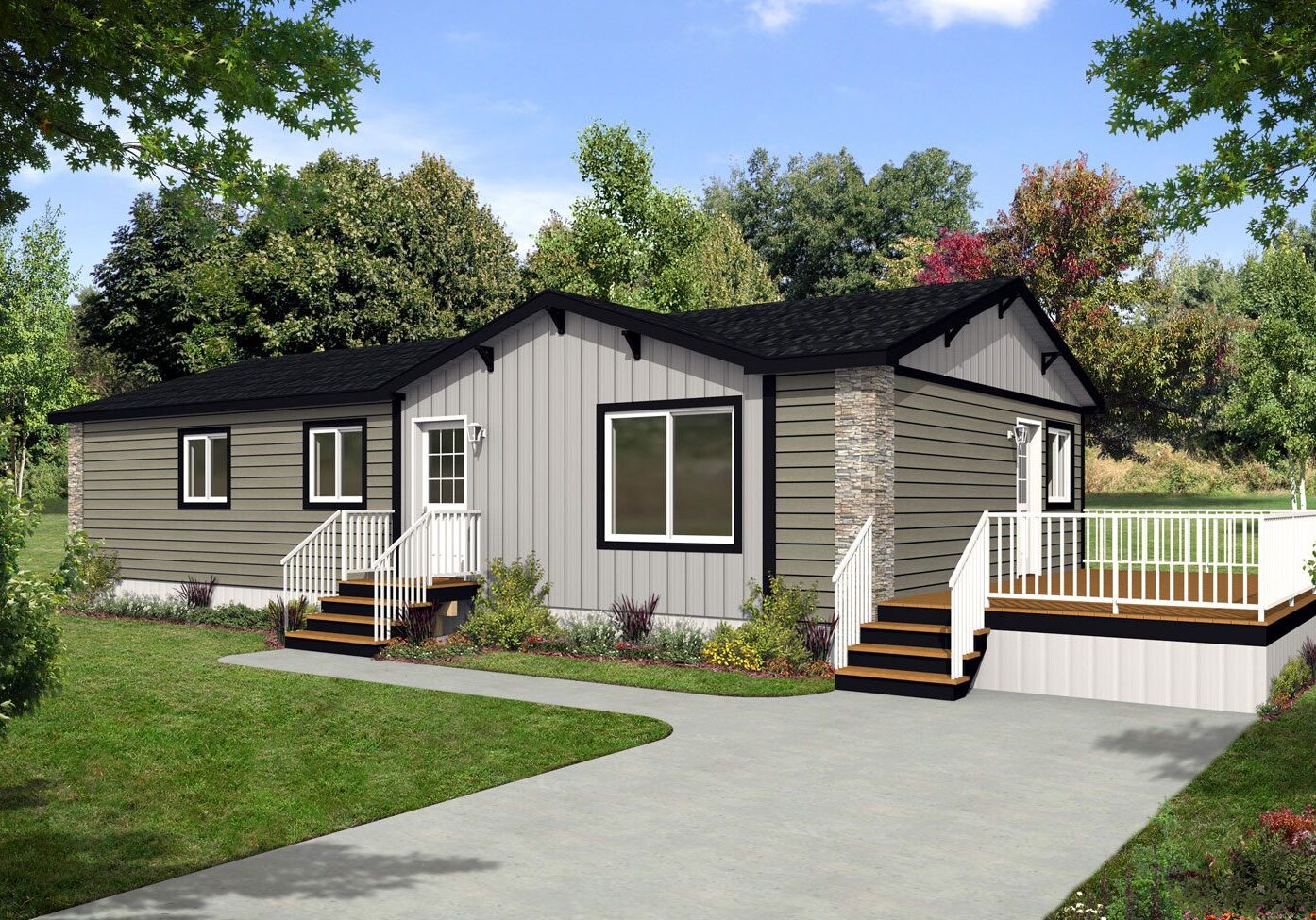 RTM Series RTM-24003 3Bdrm 2Bath Outside