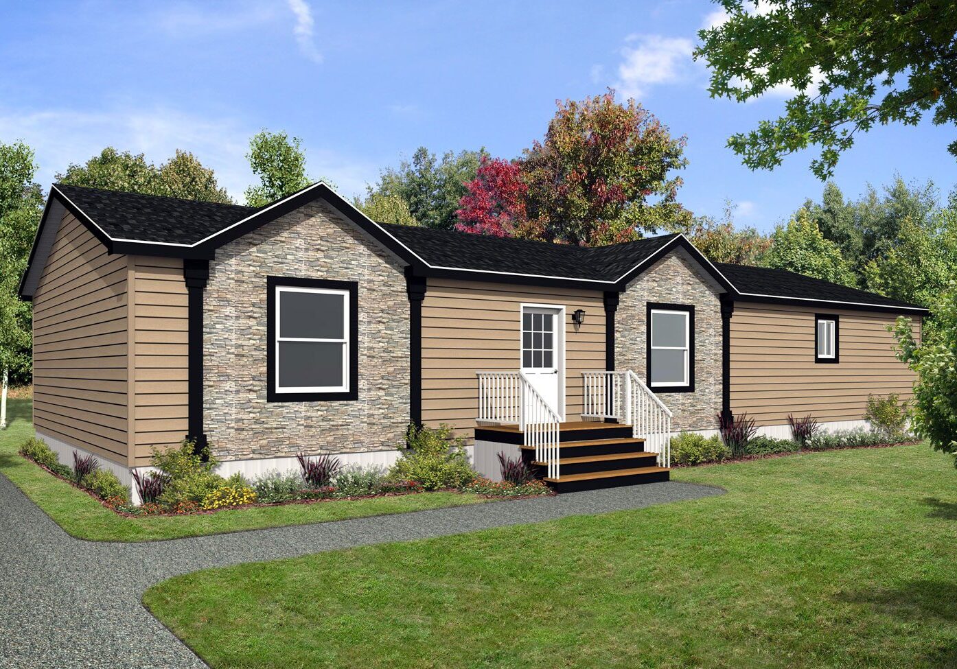 RTM Series RTM-24013 3Bdrm 2Bath Outside