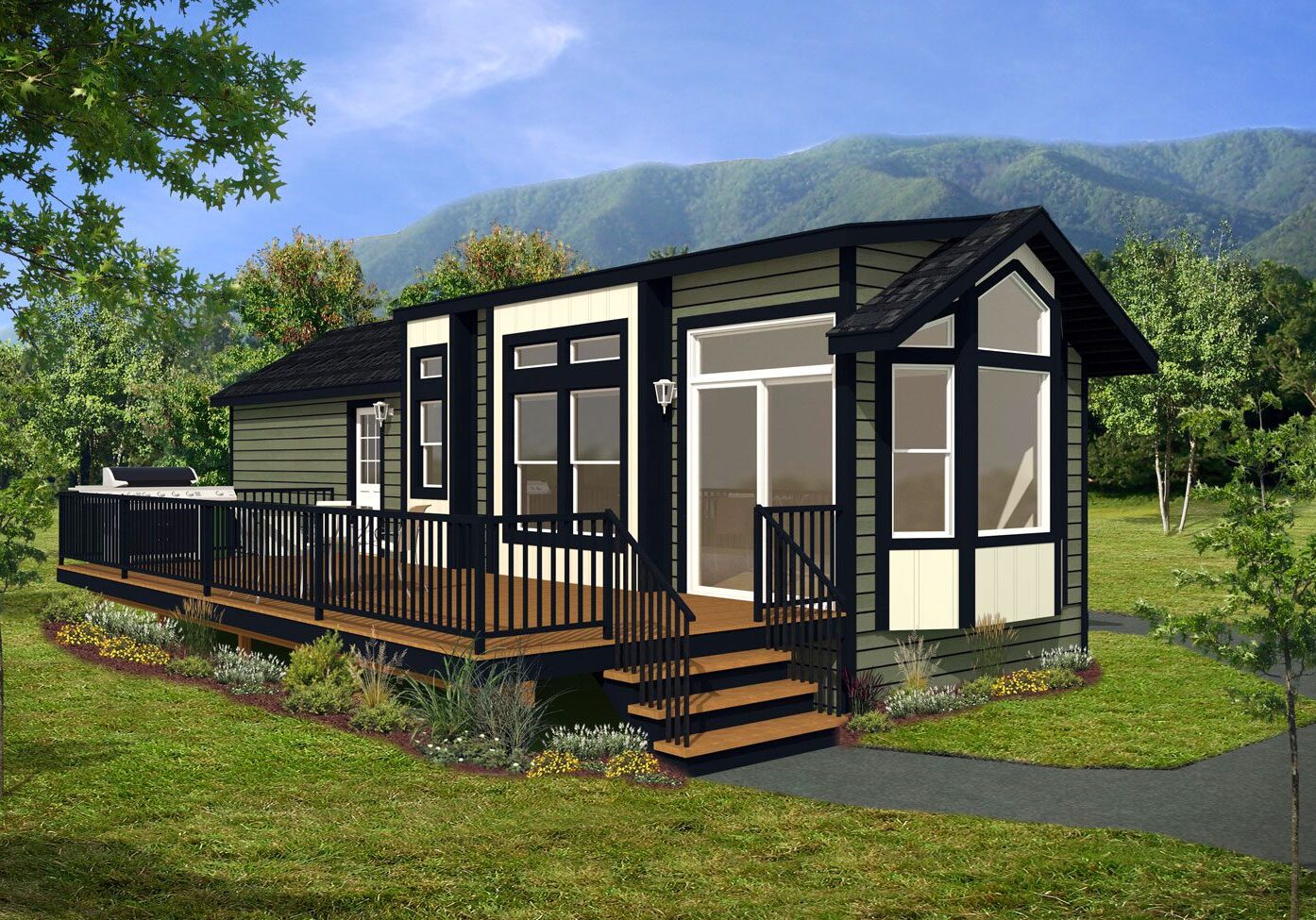 Resort Series Park Models PM-1244A 2Bdrm 1Bath Outside