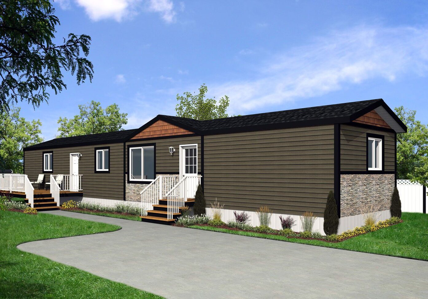 Rocky Mountain Home Series 14wide Vermillion RM-1403 3Bdrm 2Bath Outside