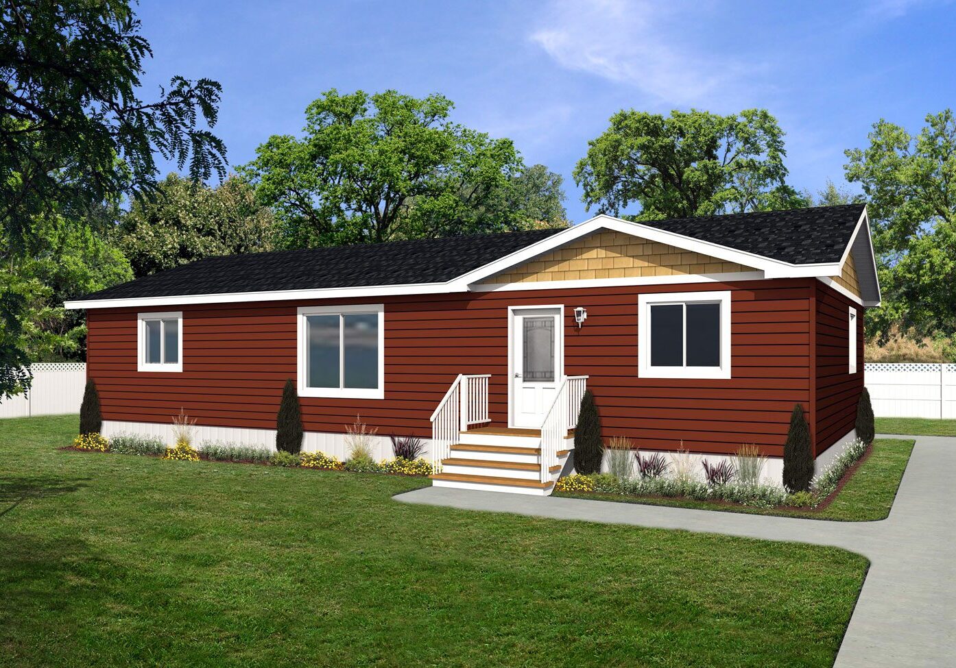 Rocky Mountain Home Series 28wide RM 2801 3Bdrm 2Bath Outside