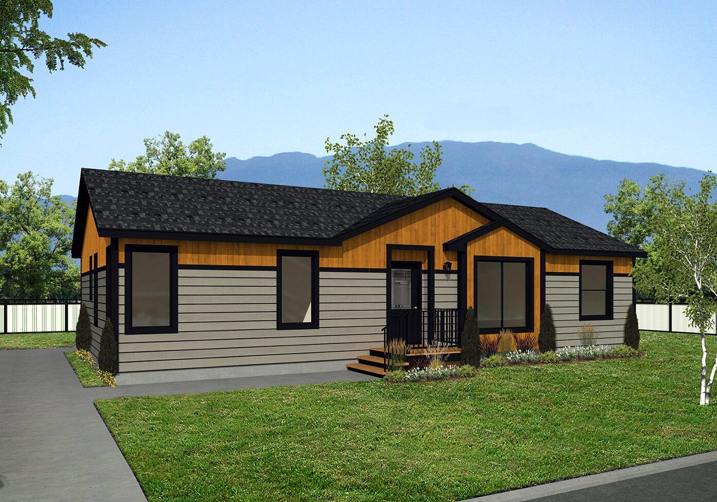 Sterling 27wide Bedford ST-7481 3Bdrm 2Bath Outside