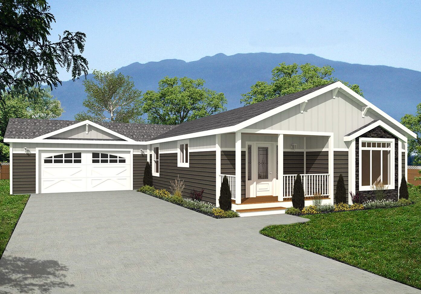 Sterling 27wide Eaton ST-7565 2Bdrm 2Bath Den Outside