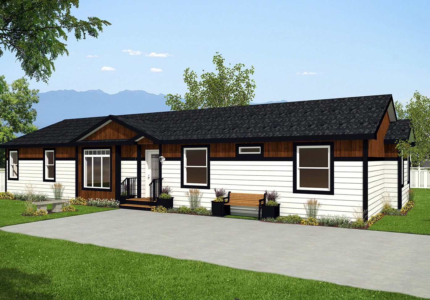 Sterling 27wide Nottingham ST-7661 3Bdrm 2Bath Family room Outside